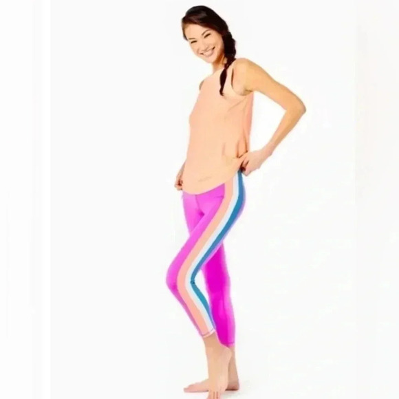 LILY PULITZER WEEKENDER HIGH  RISE
LEGGING AMETHYST LARGE - Picture 4 of 9